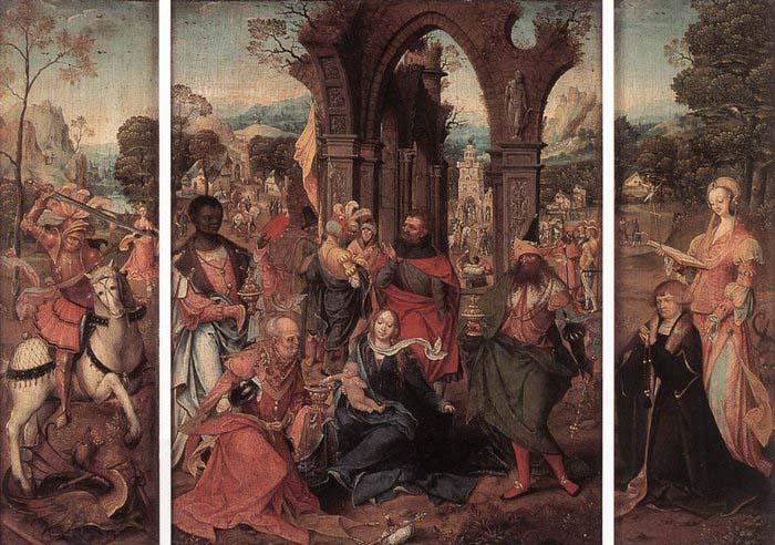 unknow artist Adoration of the Magi oil painting picture